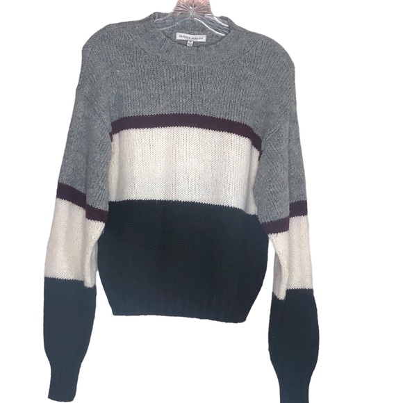 Rebecca Minkoff Liliana Striped Color-blocked Sweater, Size M - Picture 1 of 5